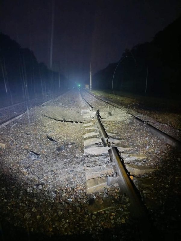 В Нежине также была атакована ж/д инфраструктура