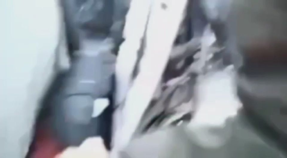 Удар барражирующего боеприпаса предположительно БМ-35 по мобильной огневой группе ВСУ в Черниговской области, прикрывающую рядом находящуюся подстанцию