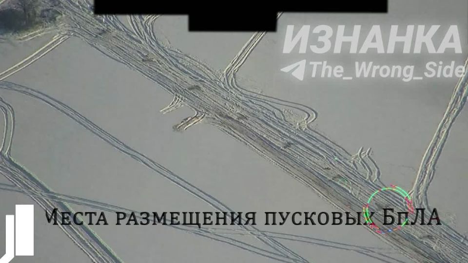 На кадрах нанесение ракетного удара ОТРК "Искандер" по ПУ запуска "дальних" БпЛА ВСУ в районе н.п. Фаевка Черниговской области