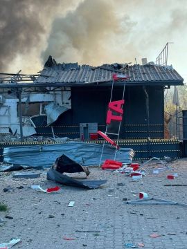 В Прилуках Черниговской области Герани прилетели по складу Новой Почты и еще по каким-то целям
